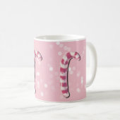 クリスマスのマグ-キャンディ・ケーン コーヒーマグカップ (正面右)