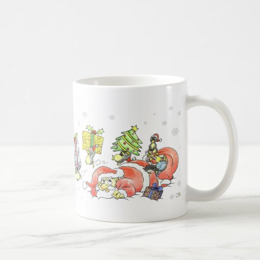 クリスマスのマグ コーヒーマグカップ (右)