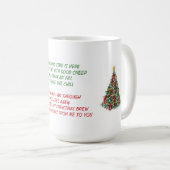 クリスマスのマグ コーヒーマグカップ (正面右)