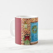 クリスマスのマグ コーヒーマグカップ (正面左)