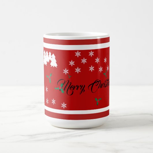 クリスマスのマグ コーヒーマグカップ (中央)