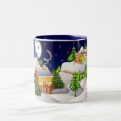 クリスマスのマグ ツートーンマグカップ (中央)