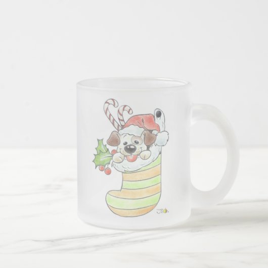 クリスマスのマグ フロストグラスマグカップ (右)