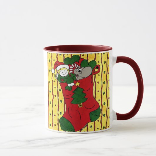 クリスマスのマグ マグカップ (右)