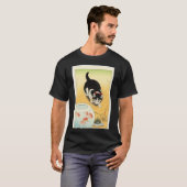 クリスマスのマスケランジの魚 Tシャツ (正面フル)