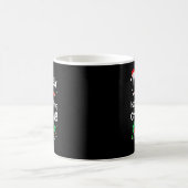 クリスマスのマッチング家族嫌いな人 コーヒーマグカップ (中央)