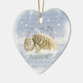 クリスマスのマツ円錐形のオーナメント セラミックオーナメント (左)