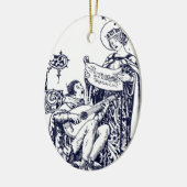 クリスマスのマドリガル セラミックオーナメント (左)