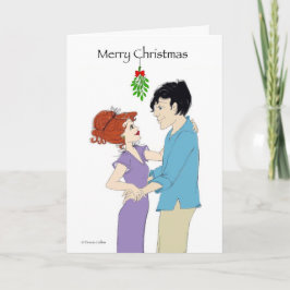 クリスマスのミスタントカップル シーズンカード