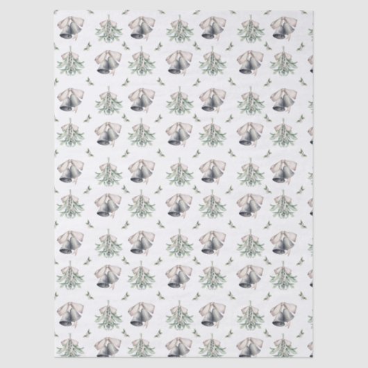 クリスマスのミスタントリーとシルバーベル 薄葉紙 (正面)