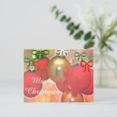 クリスマスのミスタントーとボーブル シーズンポストカード (スタンド正面)