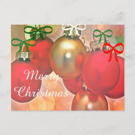 クリスマスのミスタントーとボーブル シーズンポストカード (正面)