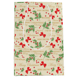 クリスマスのミスタントー» ミディアムペーパーバッグ