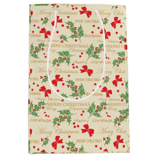 クリスマスのミスタントー» ミディアムペーパーバッグ (正面)