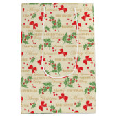 クリスマスのミスタントー» ミディアムペーパーバッグ (裏面)