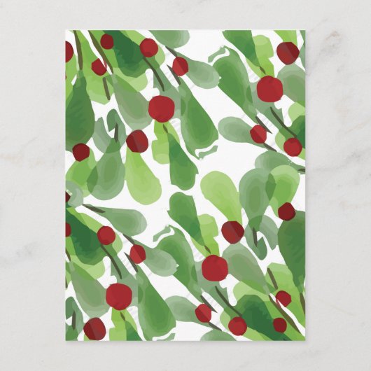 クリスマスのミスルートのゲスト情報 エンクロージャーカード (裏面)