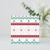 クリスマスのミニマリスト シーズンカード (スタンド正面)