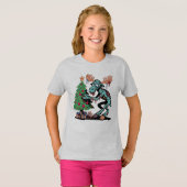 クリスマスのムースゾンビ Tシャツ (正面フル)
