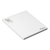 クリスマスのメモ来帳サンタは町へ ノートパッド (アングル)