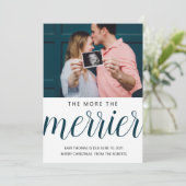 クリスマスのメリーベビーの雪 シーズンカード (スタンド正面)