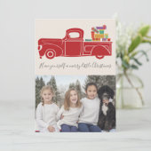 クリスマスのメリー写真を撮る シーズンカード (スタンド正面)