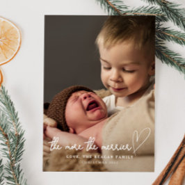 クリスマスのメリー誕生の写真が増える 案内状