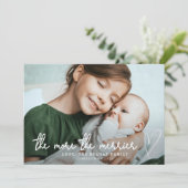 クリスマスのメリー誕生発表 案内状 (スタンド正面)