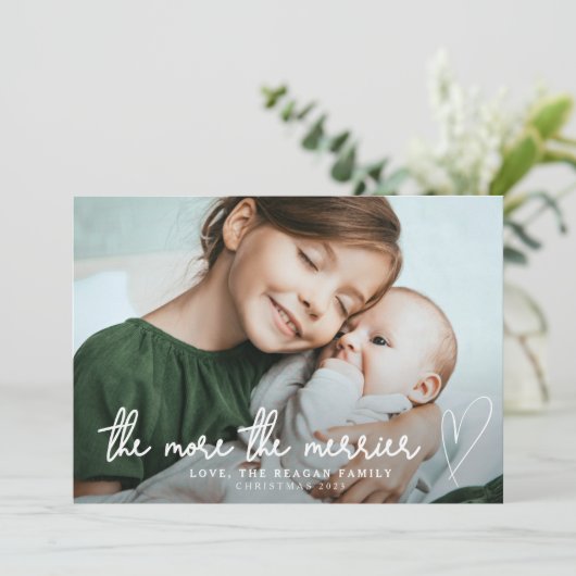 クリスマスのメリー誕生発表 案内状 (スタンド正面)