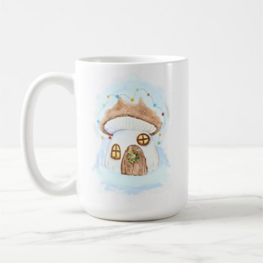 クリスマスのメルヘンハウス コーヒーマグカップ (左)