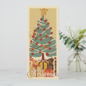 クリスマスのモチーフ、クリスマスツリーの下にプレゼント (スタンド正面)