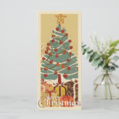 クリスマスのモチーフ プレゼントがツリーの下に (スタンド正面)
