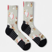 クリスマスのモチーフ 天使 ソックス (右)