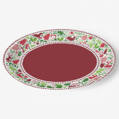 クリスマスのモンタージュの紙皿(DKRD) ペーパープレート (アングル)