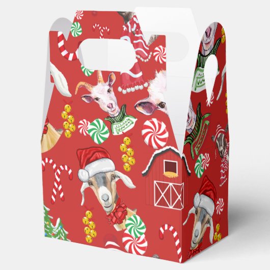 クリスマスのヤギ飴とジンルベルGetYerGoat™ フェイバーボックス (オープン)