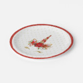 クリスマスのユニコーンのベビーシャワーの紙皿 ペーパープレート (アングル)