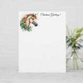 クリスマスのユニコーン レターヘッド (スタンド正面)