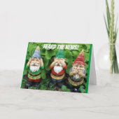 クリスマスのユーモアいけなを作ったって シーズンカード (正面)