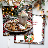 クリスマスのユーモア | コーヒーとクッキー カード
