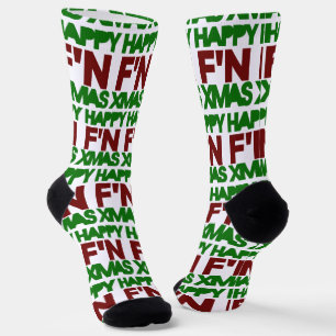 クリスマスのユーモア ソックス