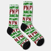 クリスマスのユーモア ソックス (右)