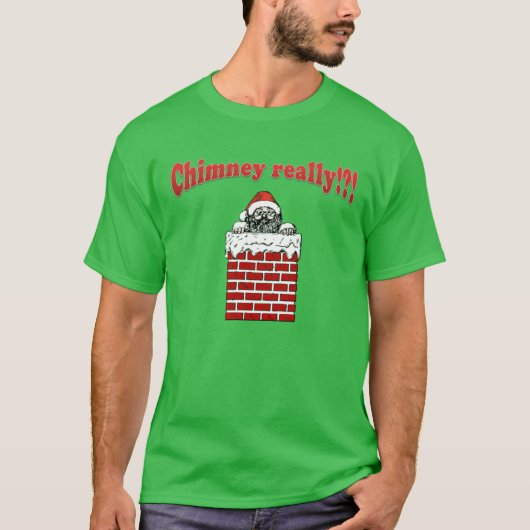 クリスマスのユーモア Tシャツ (正面)