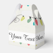 クリスマスのライトパターン フェイバーボックス (裏面サイド)