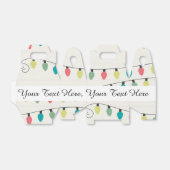 クリスマスのライトパターン フェイバーボックス (折り畳みなし)