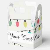 クリスマスのライトパターン フェイバーボックス (オープン)