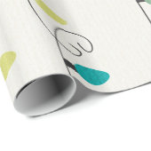 クリスマスのライトパターン ラッピングペーパー (ロールコーナー)