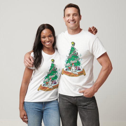 クリスマスのラグドール猫 Tシャツ (ユニセックス)