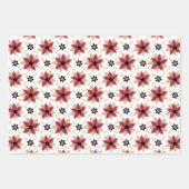 クリスマスのラッピングペーパーシート ラッピングペーパーシート (正面)