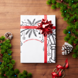 クリスマスのラッピングペーパー ラッピングペーパー
