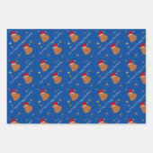 クリスマスのラッピング紙をセットしない ラッピングペーパーシート (正面2)