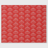 クリスマスのラッピング紙 – メリークリスマス ラッピングペーパー (フラット)